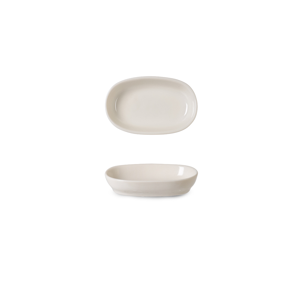 Toledo Cream Oval Plate